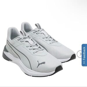 Puma Men's Gray Running Sneakers lightweight disperse sneakers size 10